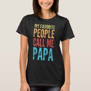 Mens My Lieblings-Leute nennen mich Papa - Funny V T-Shirt