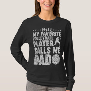Mens My Lieblings-Volleyball-Vater Vater D T-Shirt