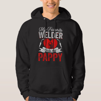 Mens My Lieblings Welder nennt mich Pappy Welding  Hoodie