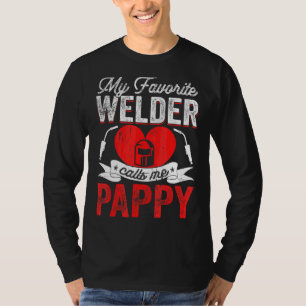 Mens My Lieblings Welder nennt mich Pappy Welding  T-Shirt
