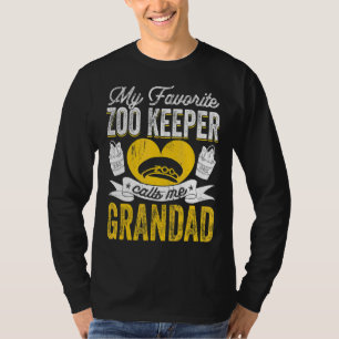 Mens My Lieblings Zoo Keeper nennt mich Grandad An T-Shirt