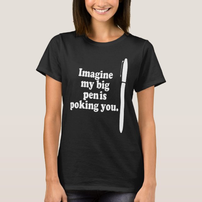 Mens My Pen ist ein unbekanntes Shirt (Vorderseite)