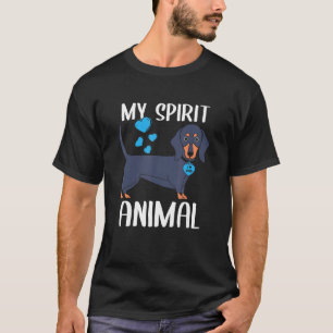 Mens My Spirit Animal Dackel Hund I Liebe Vater He T-Shirt