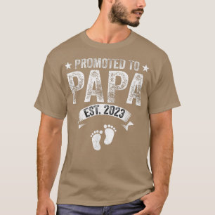 Mens nach Papa Est 2023 Gewitter neuer Großfath T-Shirt