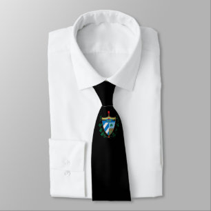 Men's Neck Tie Cuban Crest Neck Tie Krawatte