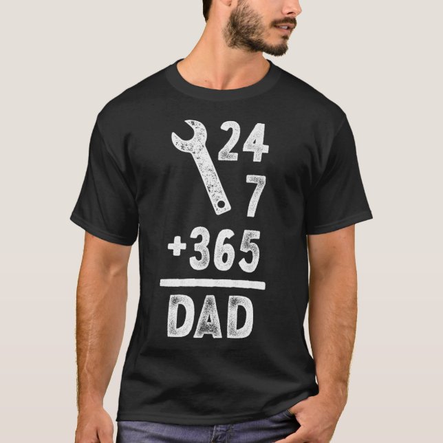 Mens neuer erster Vater für Daddy planen T-Shirt (Vorderseite)