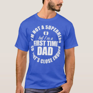 Mens neuer erster Vater zum Helden Daddy T-Shirt