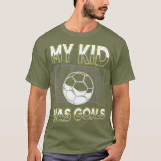 Mens neuer erster Vater zum Kinderspiel Fußball T-Shirt