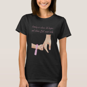Mens neuer Papa eines Mädchens mit einem Baby F T-Shirt