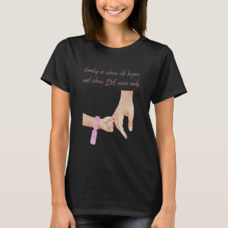 Mens neuer Papa eines Mädchens mit einem Baby F T-Shirt