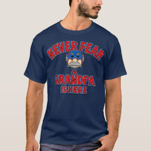 Mens Never Fear Großvater ist hier glücklicher Vat T-Shirt