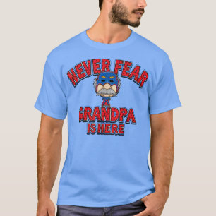 Mens Never Fear Großvater ist hier glücklicher Vat T-Shirt