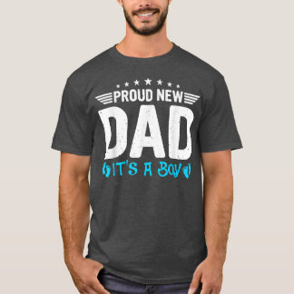 Mens New Dad Gender Reveal Party stolz New Dad It' T-Shirt