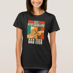 Mens Newfie Dog Bester Neufundland-Vater je T-Shirt