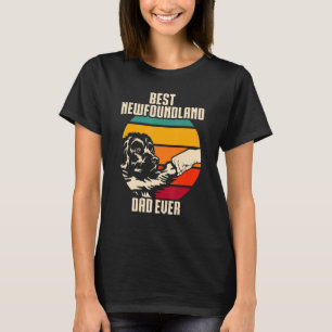 Mens Newfie Dog Bester Neufundland-Vater je T-Shirt