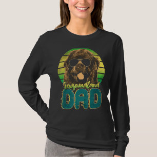 Mens Newfie Dog Neufundland Vater 3 T-Shirt