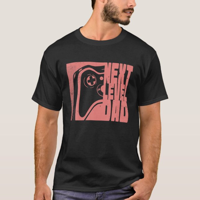 Mens Next Level, Vater - Schwangerschaft Gaming T-Shirt (Vorderseite)