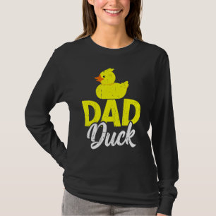 Mens Niedlich Duckling Duckies Vater Duck Vatertag T-Shirt