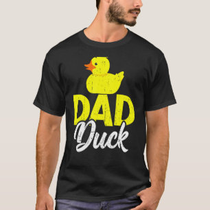 Mens Niedlich Duckling Duckies Vater Duck Vatertag T-Shirt