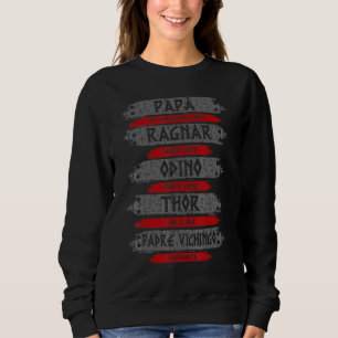 Mens Nordic Vater Lieblingsviktiertag Sweatshirt