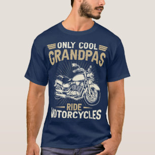 Mens nur Cool Grandpas Ride Motorräder Spaß T-Shirt