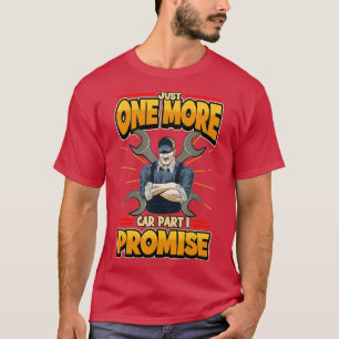 Mens nur ein Auto Teil I Versprechen Automobil E T-Shirt