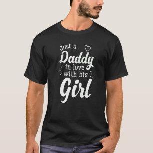 Mens nur ein Papa in Liebe mit dem Vater seines Mä T-Shirt