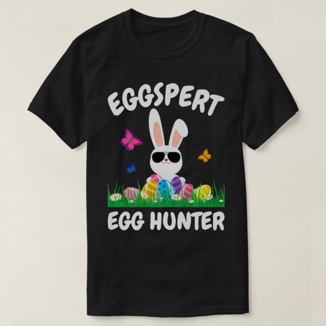 Mens Oaster Sonnenbrille Eggspert Egg Hunter P T-Shirt (Design vorne)
