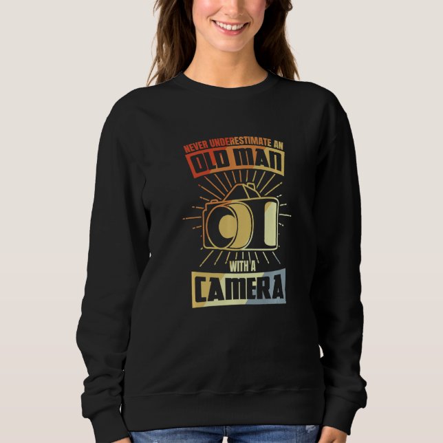 Mens Old Photographer Vintage Photography  Sweatshirt (Vorderseite)