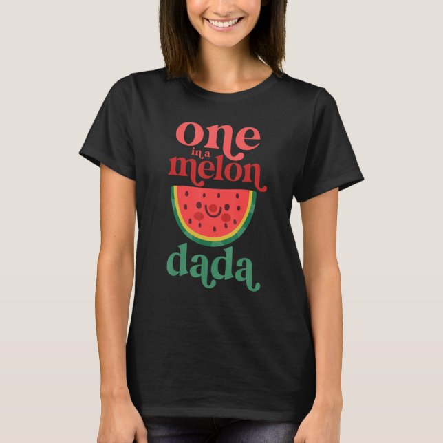 Mens one in a Melon Dada Niedliches Wassermelone T-Shirt (Vorderseite)