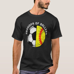 Mens Opa Ballers Soccer Softball Opa T-Shirt