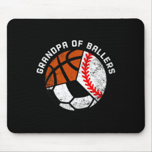 Mens Opa of Byllers Fun Bysebyll Soccer Bysket Mousepad