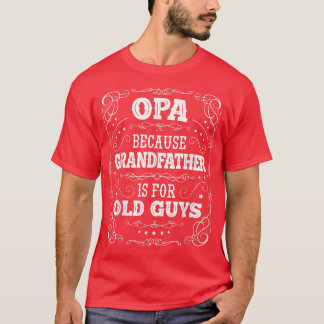 Mens Opa T-Shirt von Großkindern Männer Funny Vate