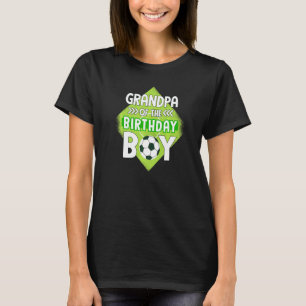 Mens Opa vom Geburtstagskind Opa Soccer T-Shirt