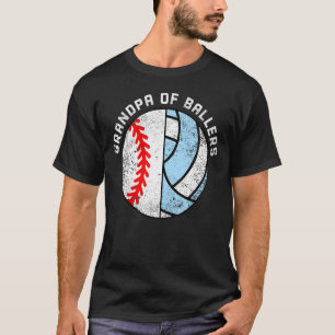 Mens Opa von Ballern Baseball Volleyball Gran T-Shirt