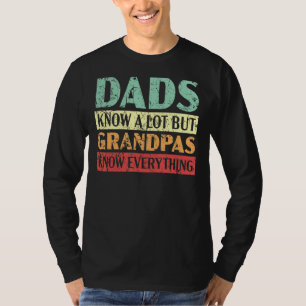 Mens Opa weiß alles Großvater Großvater Großvater T-Shirt