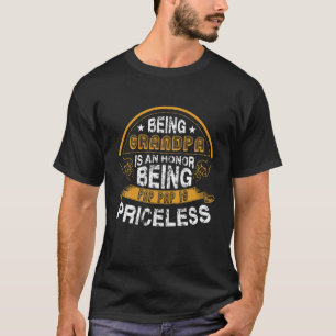 Mens Opa zu sein ist eine Ehre, eine Pap Pap F zu T-Shirt