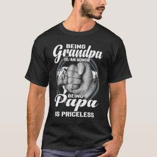 Mens Opa zu sein ist eine Ehre, Papa ist Preis T-Shirt