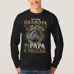 Mens Opa zu sein ist eine Ehre, Papa zu sein, ist T-Shirt