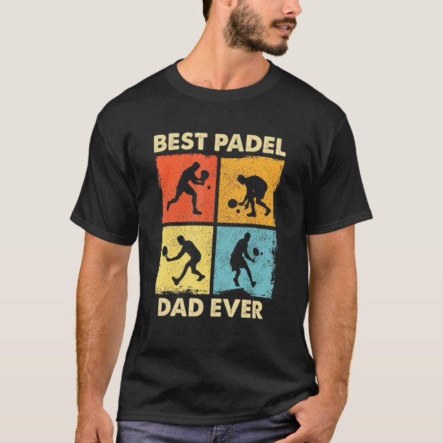 Mens Padel Player Padel Tennis Sport 1 T-Shirt (Vorderseite)