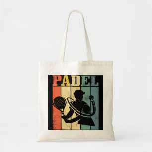 Mens Padel Racket Ball Retro Design für Padel Tenn Tragetasche
