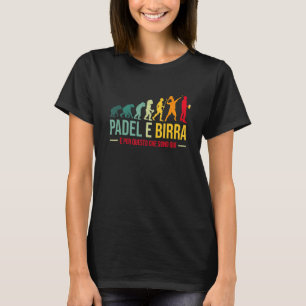Mens Padel und Bierspielerpadel Evolution T-Shirt