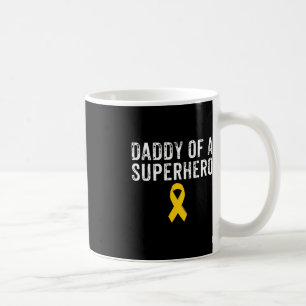 Mens Pädiatrische Kinder Krebs Bewusstsein Vater v Kaffeetasse