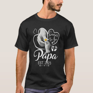Mens Papa 2023 Papa zum ersten Mal Papa T-Shirt
