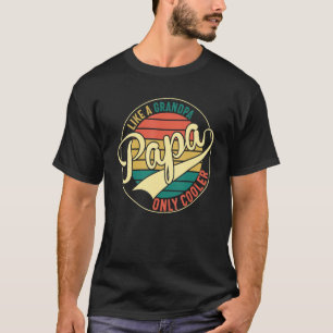 Mens Papa as a Grandpa Funny Vater Papa Definition T-Shirt