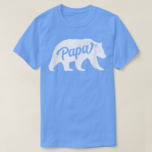 Mens Papa Bear Cudly Loveable Starke Niedliche Son T-Shirt (Design vorne)