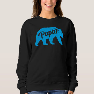 Mens Papa Bear Cudly Loveable Starker Niedlicher V Sweatshirt
