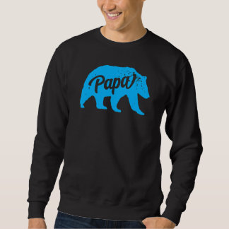 Mens Papa Bear Cudly Loveable Starker Niedlicher V Sweatshirt