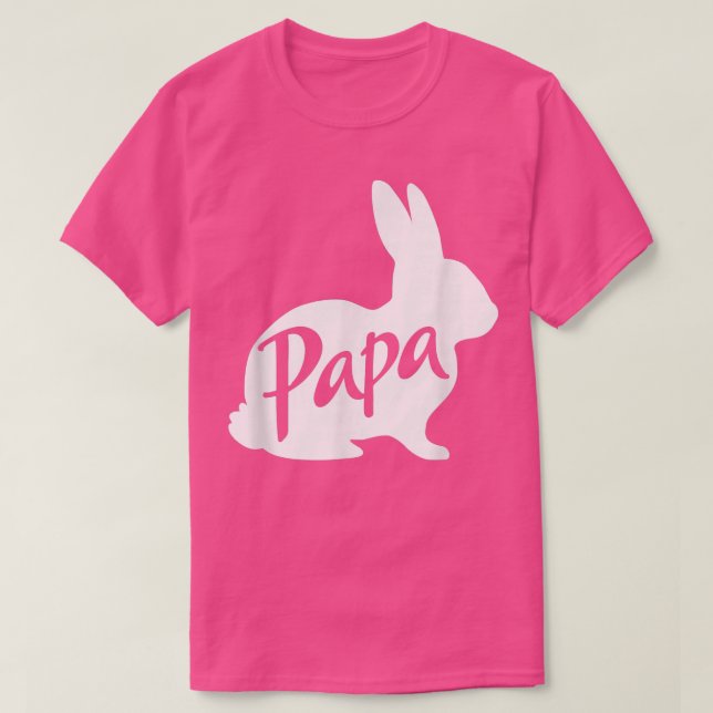 Mens Papa Bunny Rabbit Vater Daddy Vater Opa Ea T-Shirt (Design vorne)
