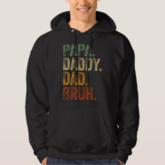 Mens Papa Daddy Vater Bruh Daddy and Me Girl Vater Hoodie